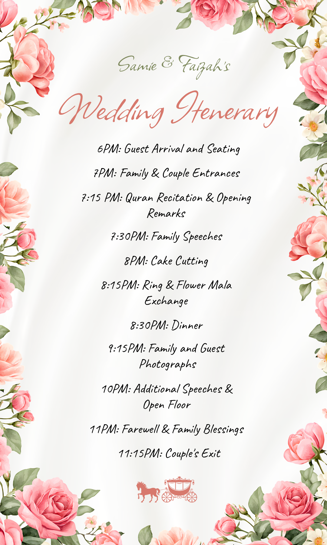 Wedding Program
